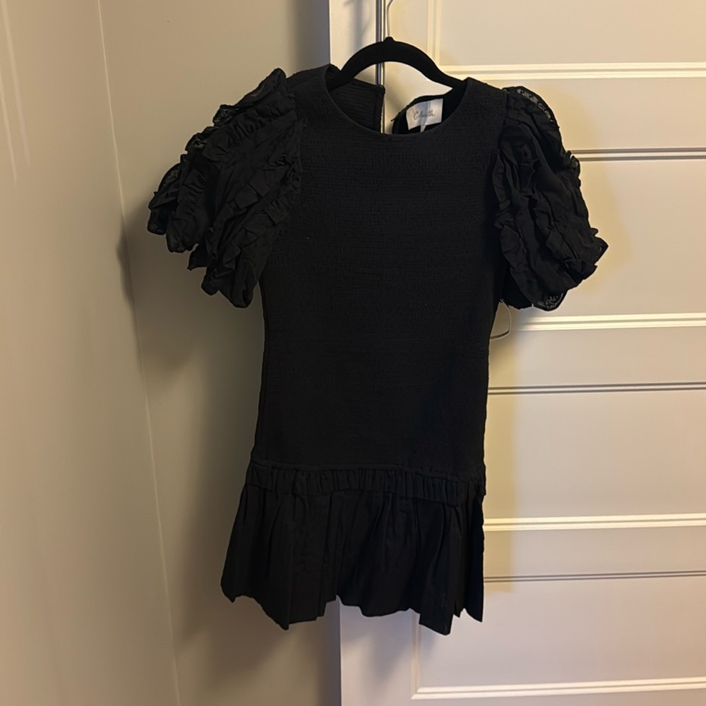 Cleobella Colette Mini Dress in Black size Small NWT